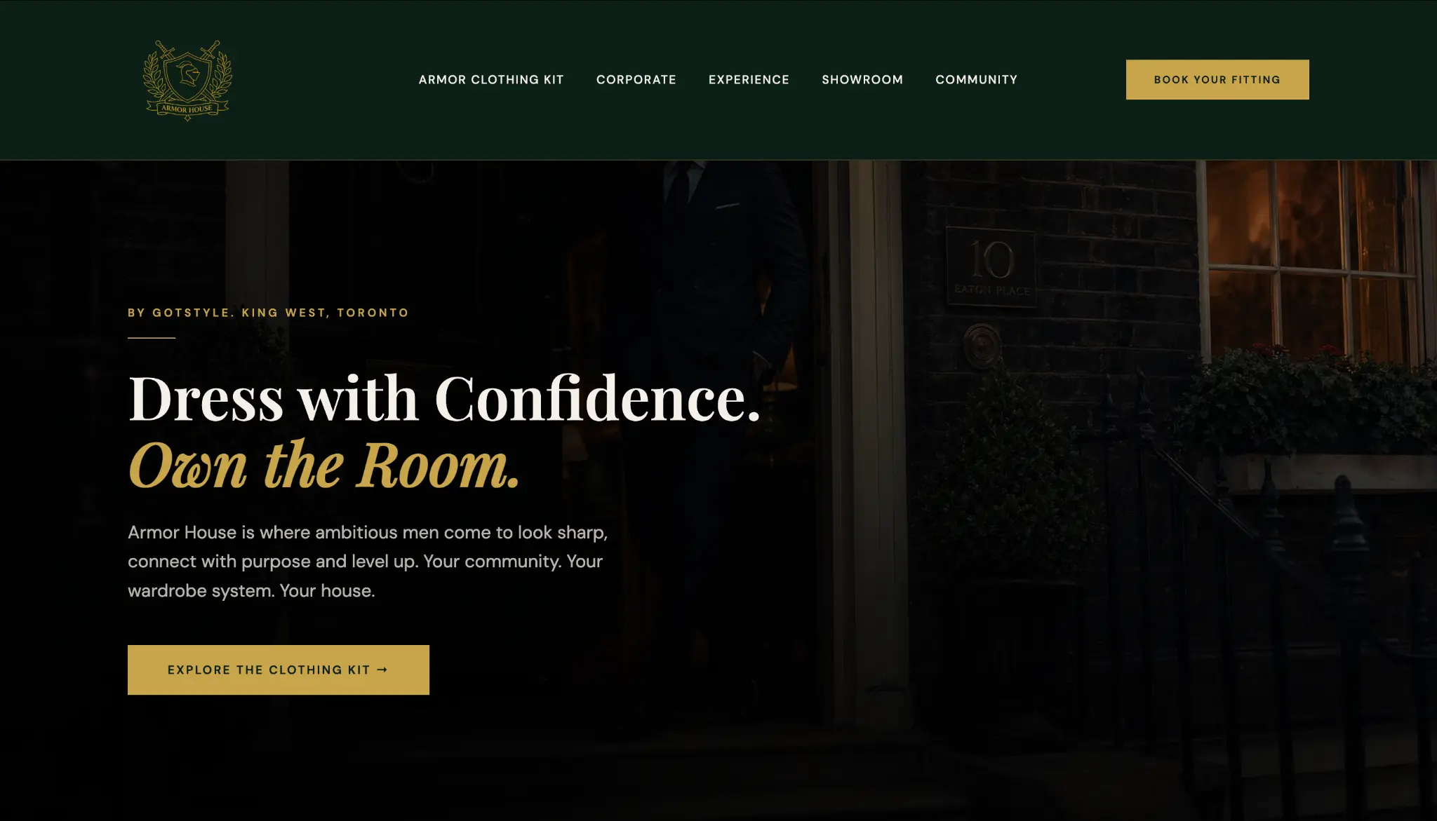website-design-for-retail-menswear-brand-armor-house-toronto