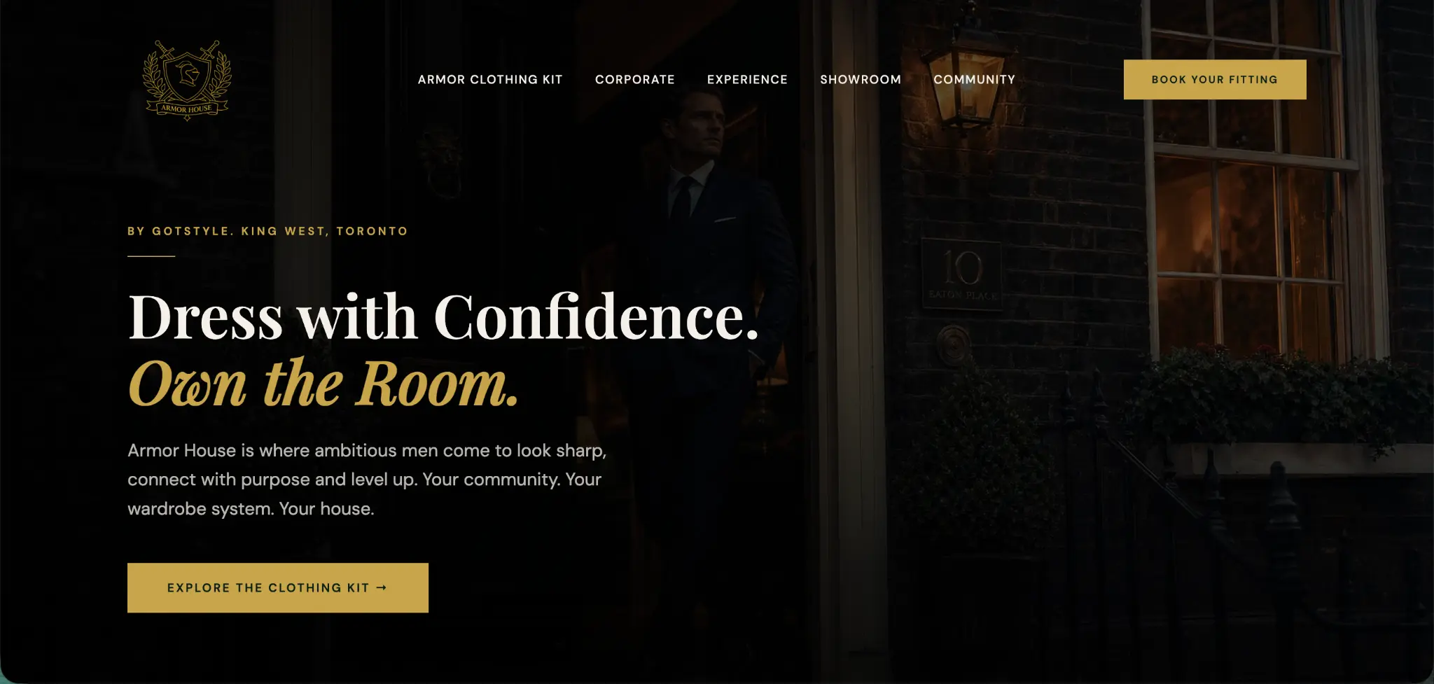 website-design-for-retail-menswear-brand-armor-house-toronto
