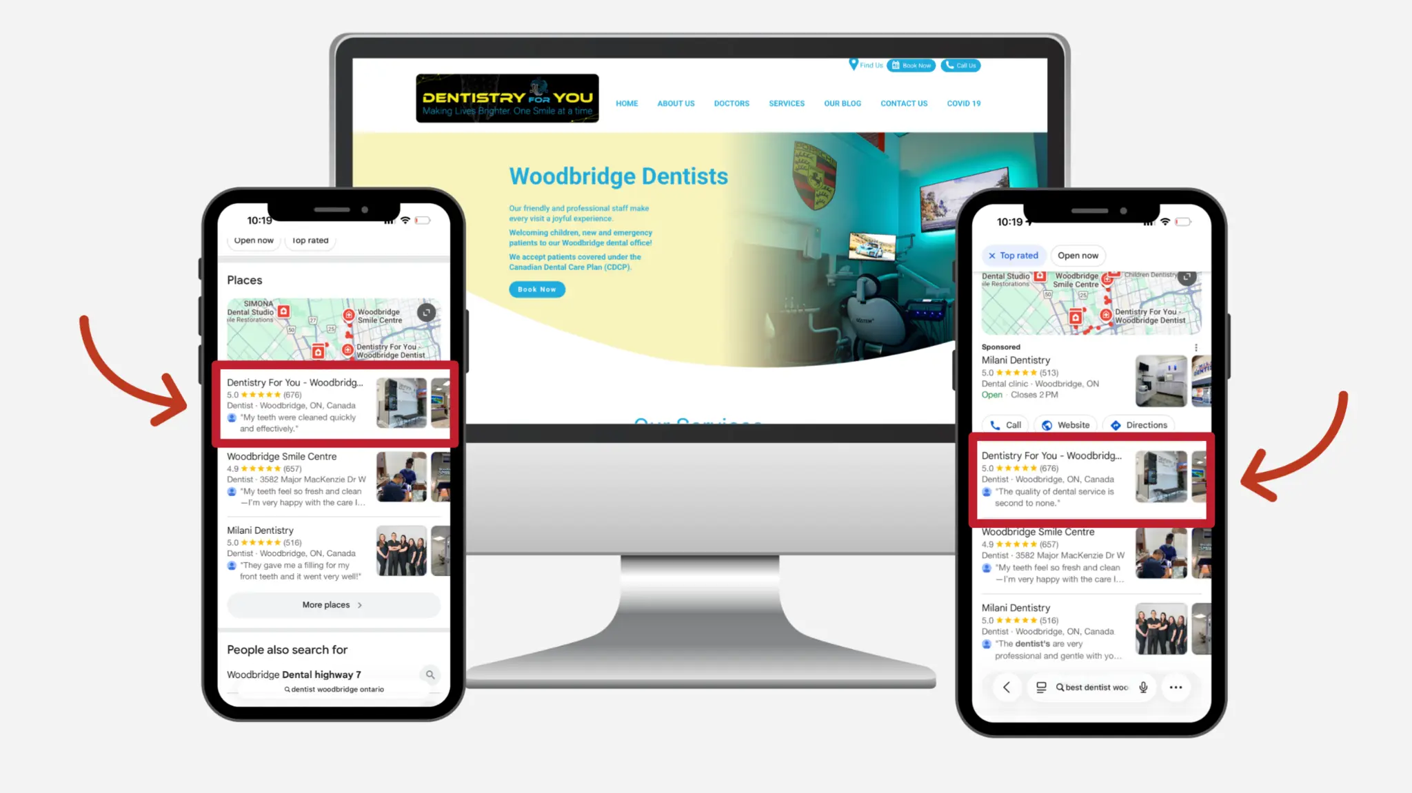 Local SEO Results for Dentist — Dentistry For You Woodbridge · Google Maps Rankings local-seo-results-for-dentist-dentistry-for-you-woodbridge-google-maps