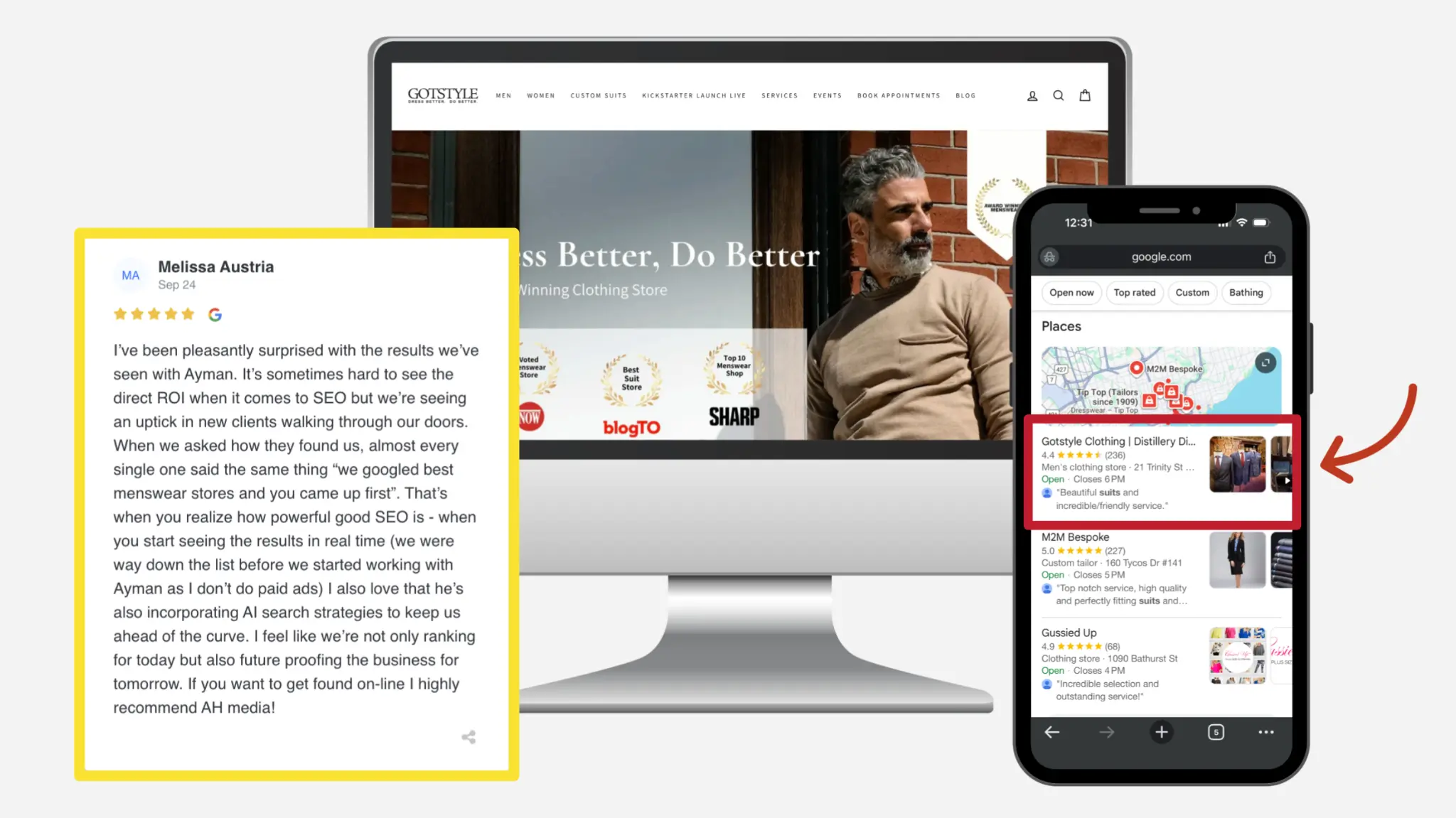 Local SEO Results for Retail Menswear — Gotstyle, Toronto · Google Maps Rankings local-seo-results-for-retail-menswear-gotstyle-toronto-google-maps