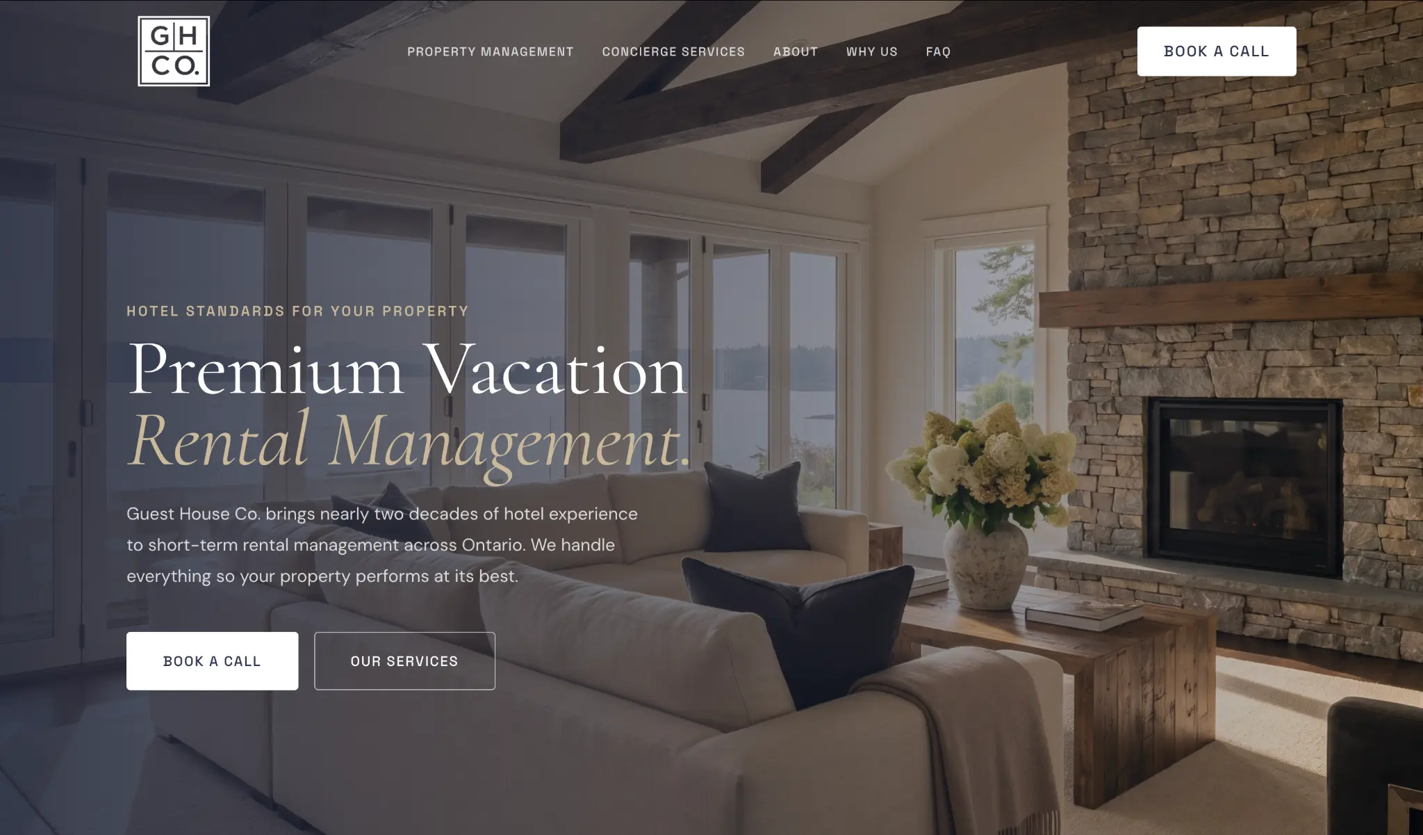 website-design-for-short-term-rental-management-guest-house-co-ontario