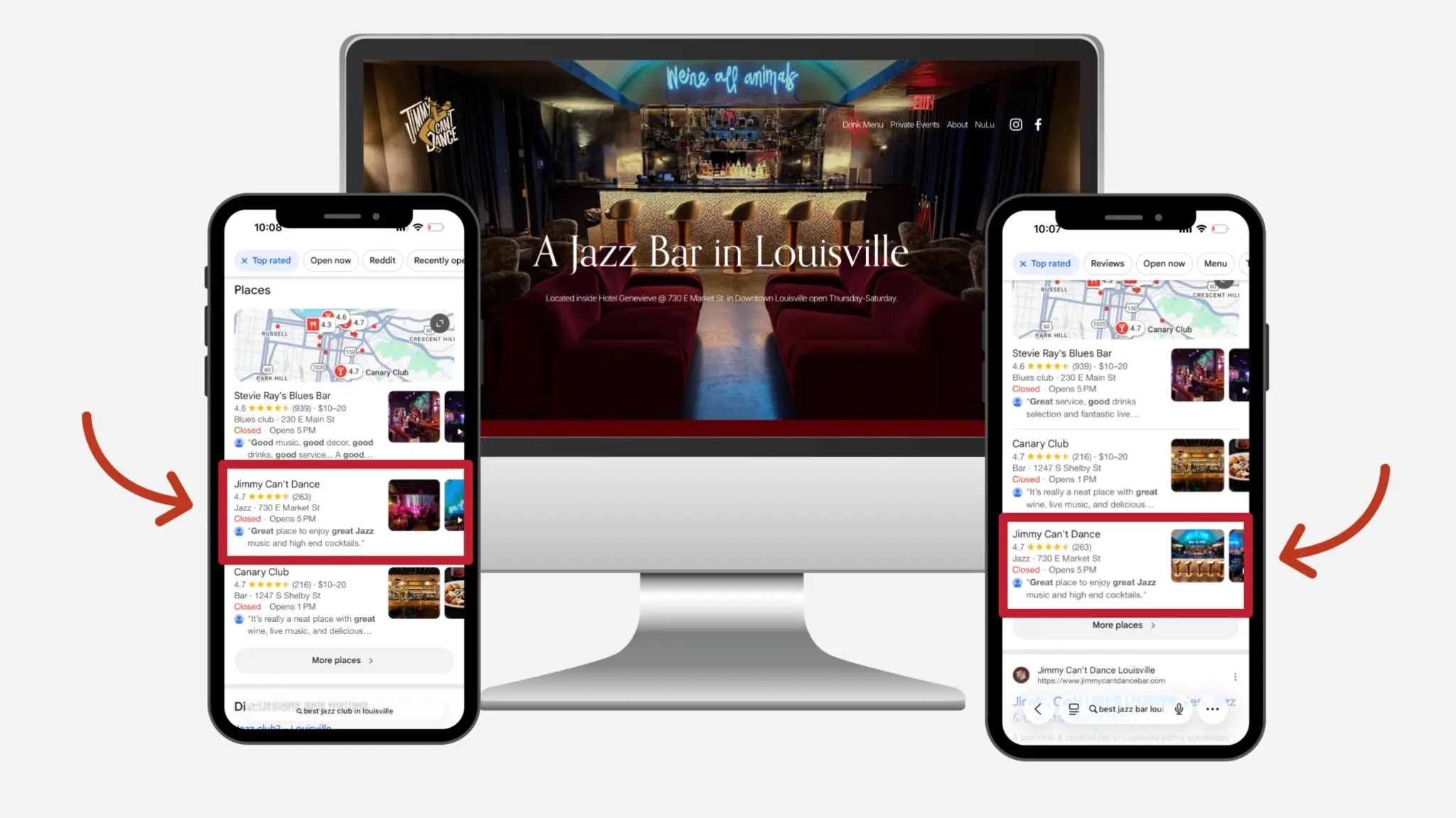 Local SEO Results for Bar — Jimmy Can't Dance, Toronto · Google Maps Rankings local-seo-results-for-bar-jimmy-cant-dance-toronto-google-maps