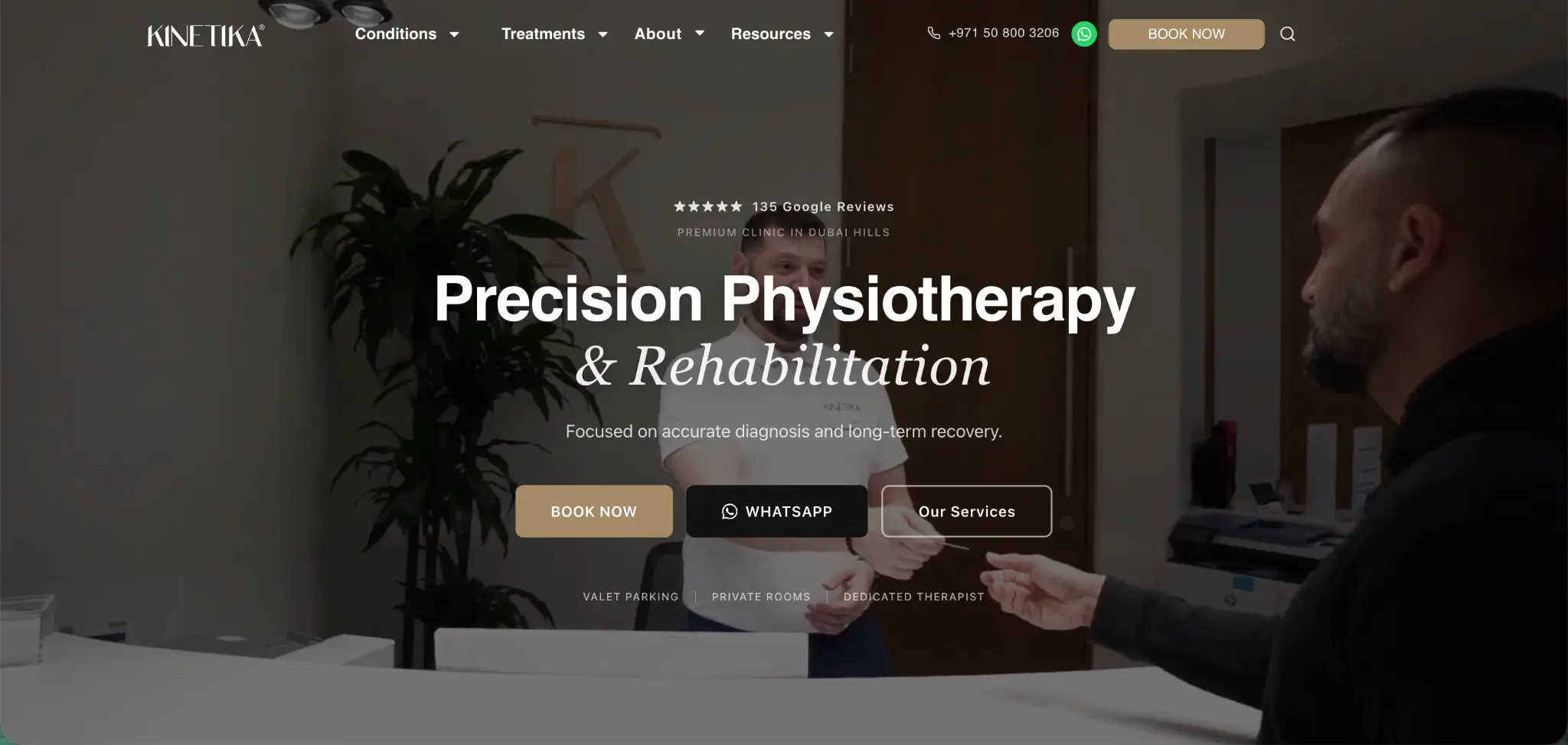 website-design-for-physiotherapy-clinic-kinetika-dubai